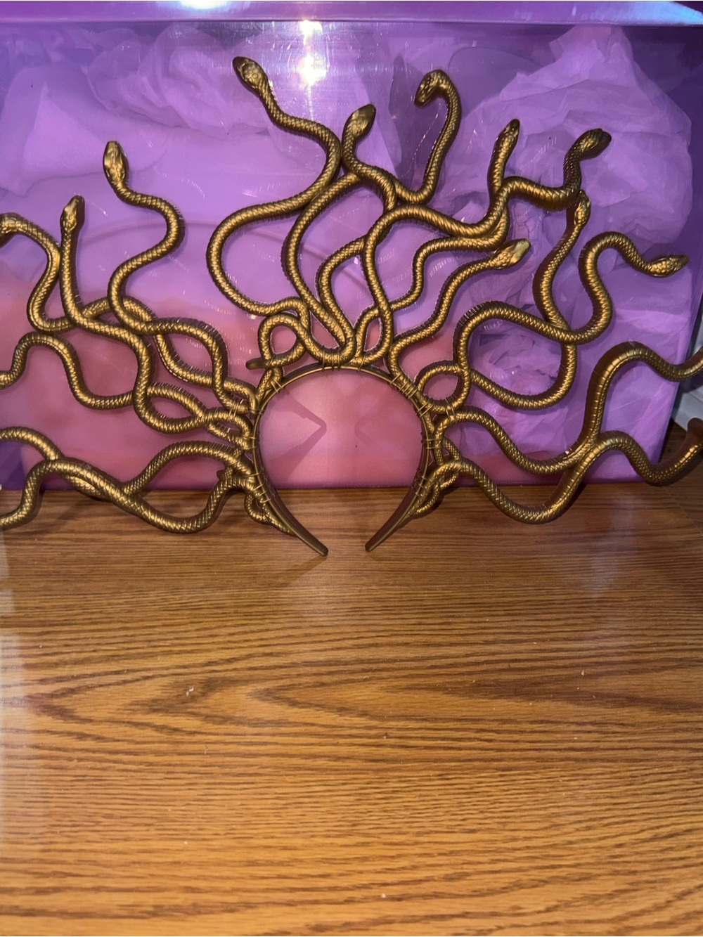 Halloween Woman’s Medusa gold headband